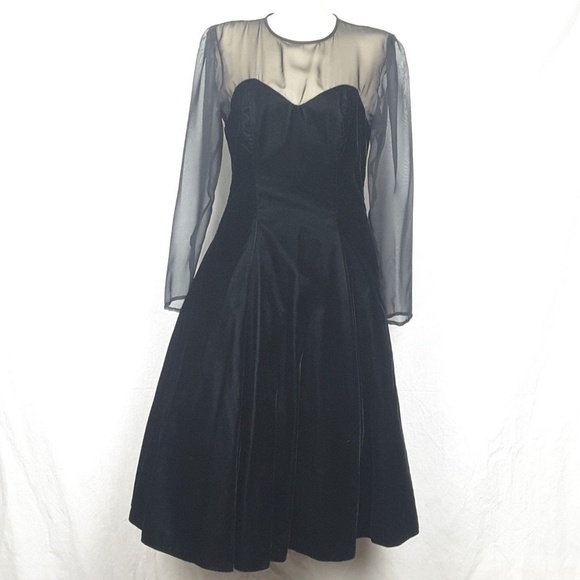 1960s black dress